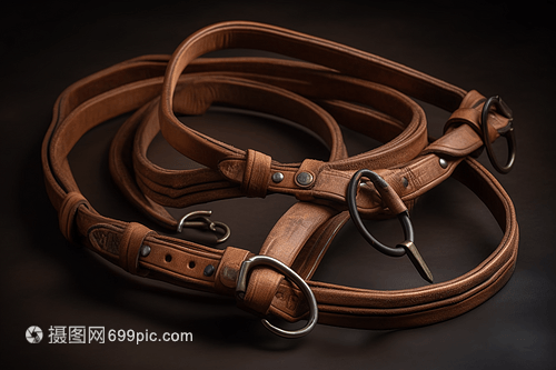 精致皮质马缰绳 匠心工艺与实用美学的完美融合