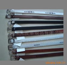 温州莱克皮革制品 仿皮带产品系列概览